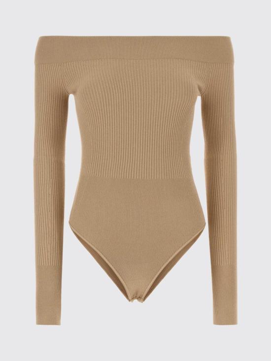 26SS 알라이아 탑 AA9B0342K017A 110 Beige - ALAIA