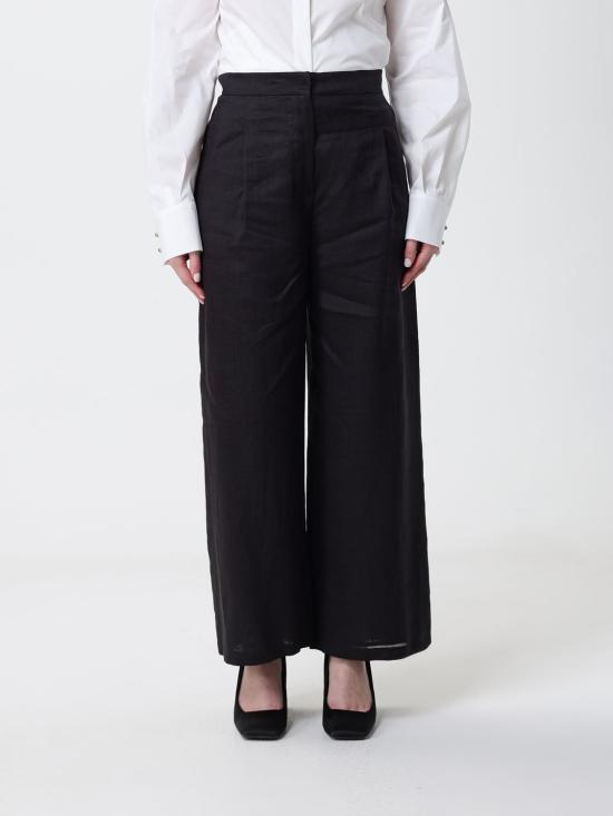 26SS 막스마라 스트레이트 팬츠 2616131012600 003 Black