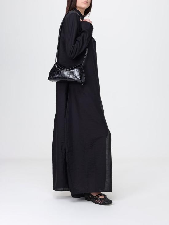 26SS 토템 롱 원피스 252WRD4489FB0368 001 Black - TOTEME