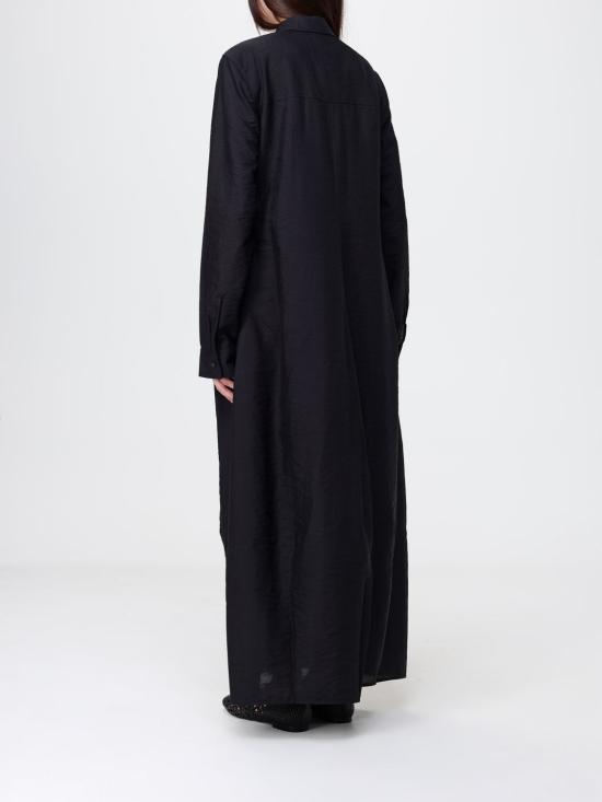 26SS 토템 롱 원피스 252WRD4489FB0368 001 Black - TOTEME