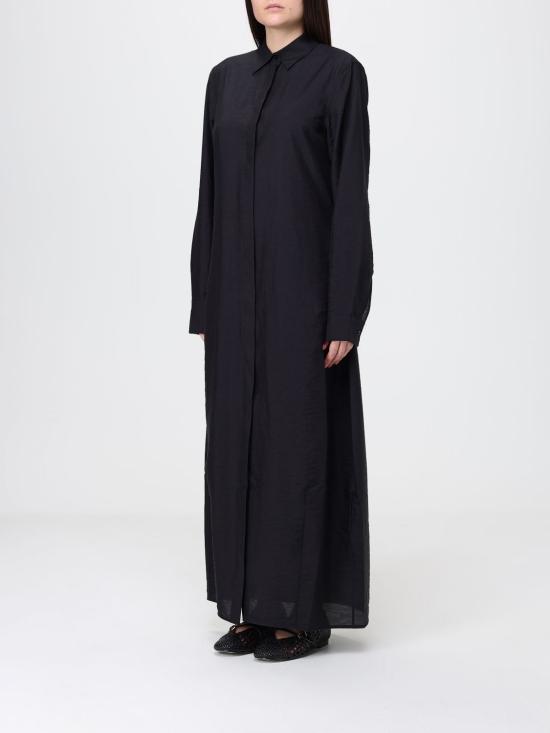 26SS 토템 롱 원피스 252WRD4489FB0368 001 Black - TOTEME