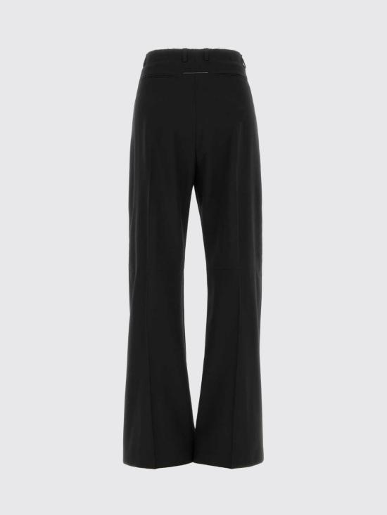 26SS MM6 메종마르지엘라 울 와이드레그 트라우저 S52KA0555M35436 900 Black - MM6 MAISON MARGIELA