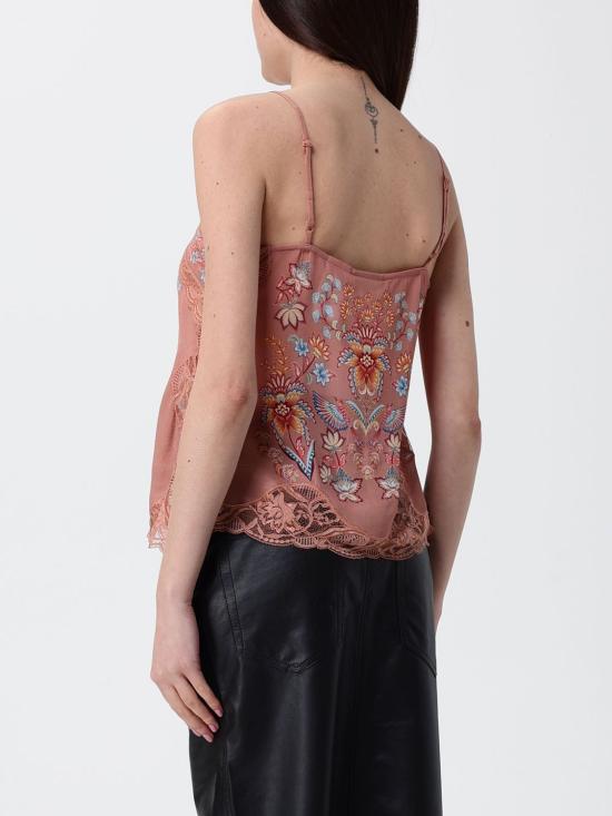 26SS 팜 리오 민소매 티셔츠 358198 26017 Brown - FARM RIO