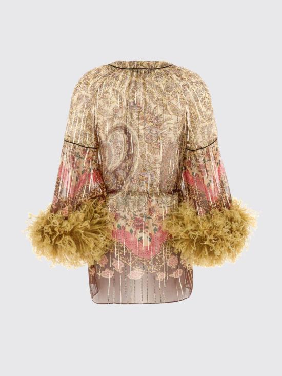 26SS 발렌티노 가라바니 블라우스 8B3AEBB7A54 BR9 Beige - VALENTINO GARAVANI