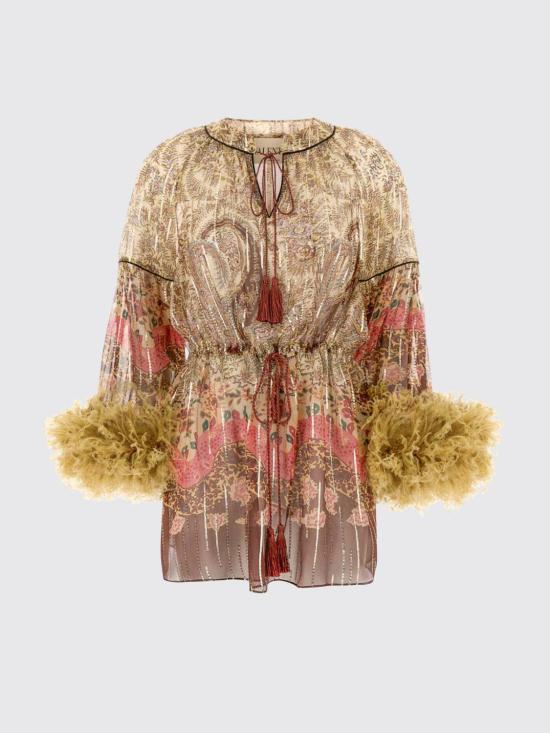 26SS 발렌티노 가라바니 블라우스 8B3AEBB7A54 BR9 Beige - VALENTINO GARAVANI