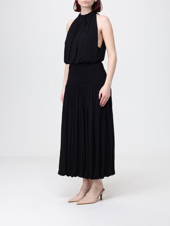 26SS 토템 롱 원피스 262WRD0320FB0635 001 Black - TOTEME