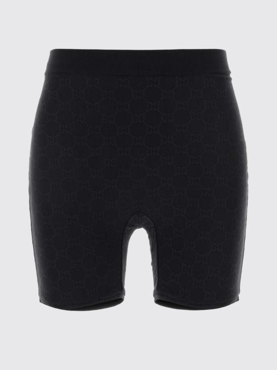 26SS 구찌 GG 저지 자카드 쇼츠 865174XUAO2 1000 Black - GUCCI