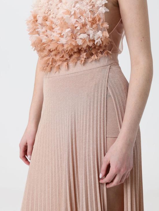 26SS 엘리자베타프랜치 롱 원피스 ABR4462E2 X81 Nude - ELISABETTA FRANCHI