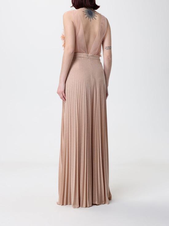 26SS 엘리자베타프랜치 롱 원피스 ABR4462E2 X81 Nude - ELISABETTA FRANCHI