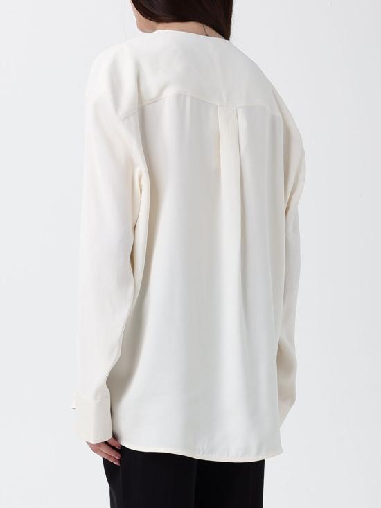 26SS 토템 가디건 262WRT0674FB0600 009 White - TOTEME