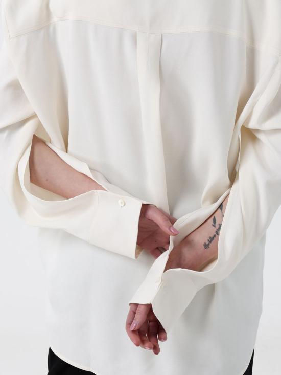 26SS 토템 가디건 262WRT0674FB0600 009 White - TOTEME