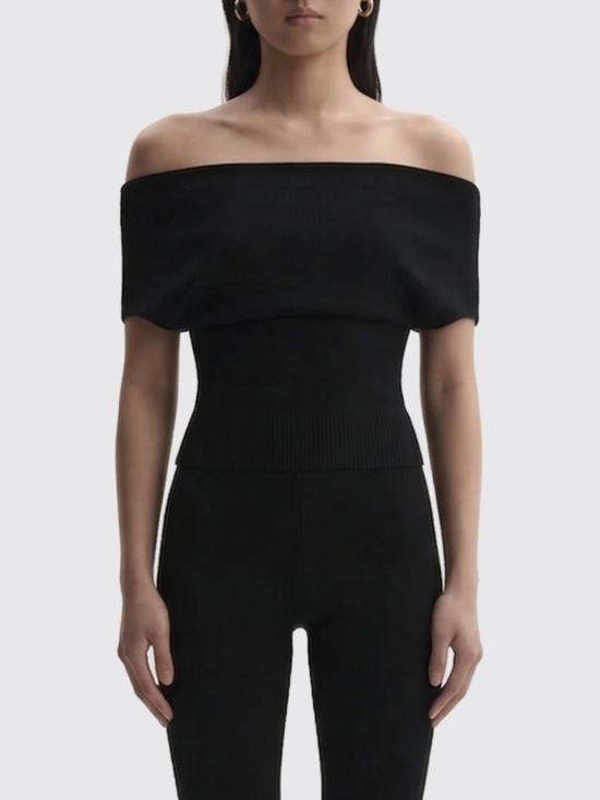 26SS 마그다뷰트림 탑 370526 Black