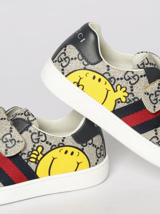 26SS [키즈] 구찌 스니커즈 463090FAFU1 8050 Beige - GUCCI