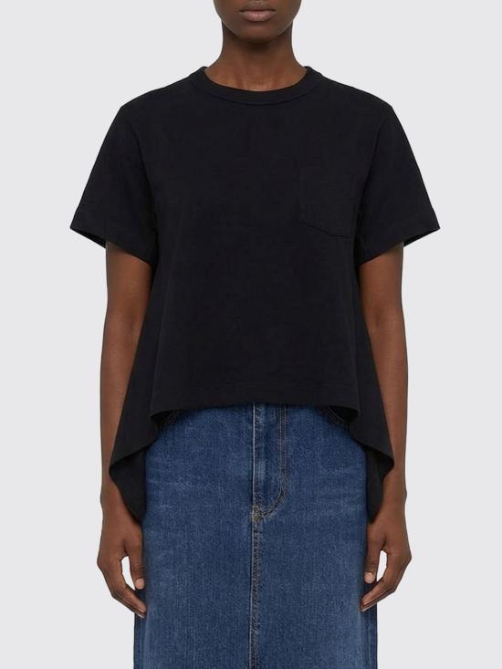 26SS 사카이 반팔 티셔츠 2608404 001 Black