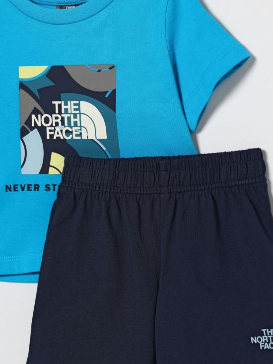 26SS [키즈] 노스페이스 캐주얼 세트 NF0A8G1H DGY1 Blue - NORTH FACE
