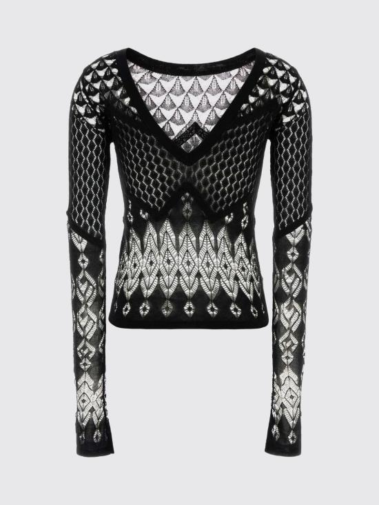 26SS 블루마린 탑 P622M683A N0990 Black - BLUMARINE