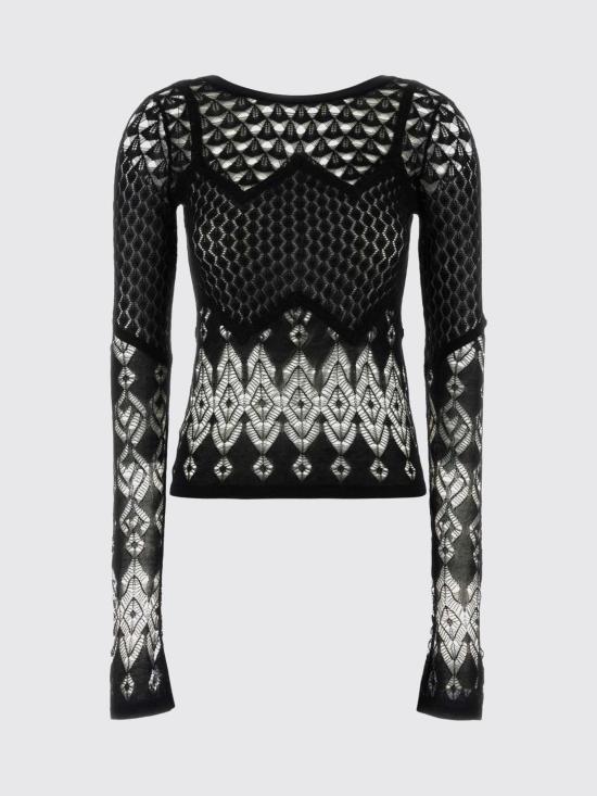 26SS 블루마린 탑 P622M683A N0990 Black - BLUMARINE