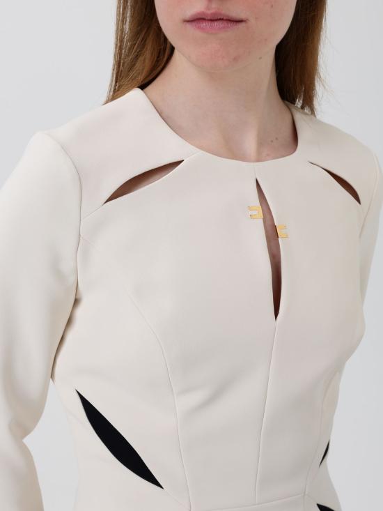 26SS 엘리자베타프랜치 롱 원피스 AB86861E2 E84 Butter - ELISABETTA FRANCHI