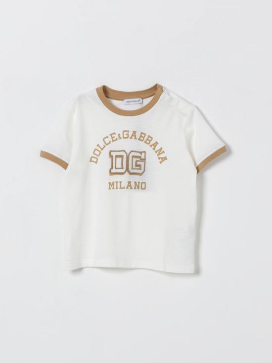 26SS [키즈] 돌체앤가바나 티셔츠 L1JTJPG7PRH W0111 White