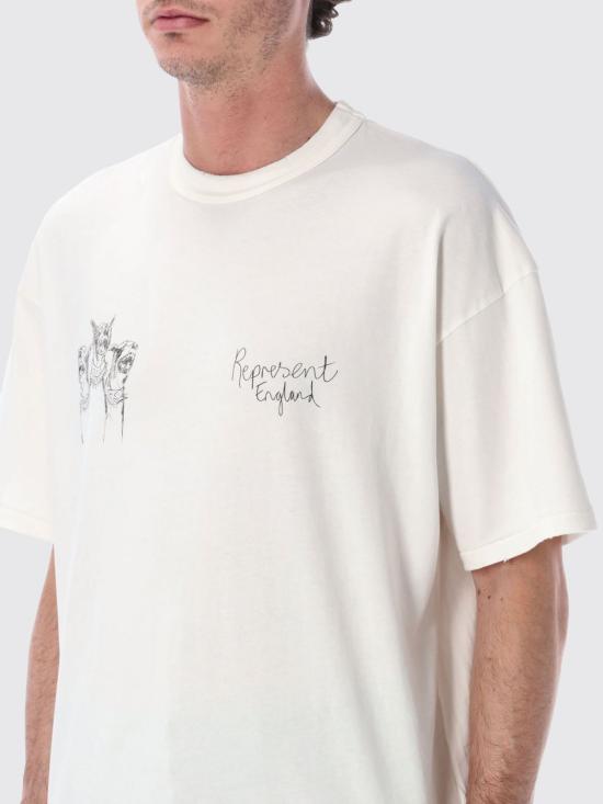 26SS 리프레젠트 반팔 티셔츠 MLM100383 72 White - REPRESENT