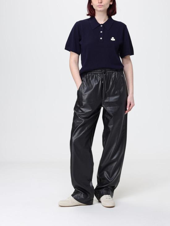 26SS 이자벨마랑에뚜왈 스트레이트 팬츠 PA0629FAD1B03E 01BK Black - ISABEL MARANT ETOILE
