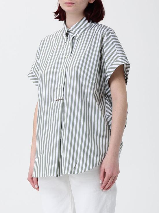 26SS 브루넬로 쿠치넬리 셔츠 MH744MP205 C054 Green - BRUNELLO CUCINELLI