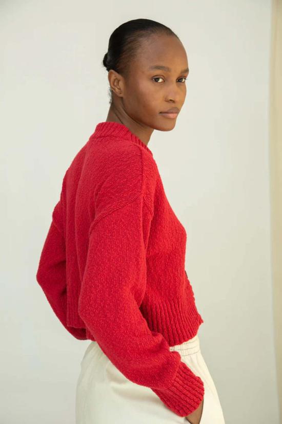  보몽 오가닉 가디건 보몬트 오가닉 스기 코튼 린넨 니트 - BEAUMONT ORGANIC