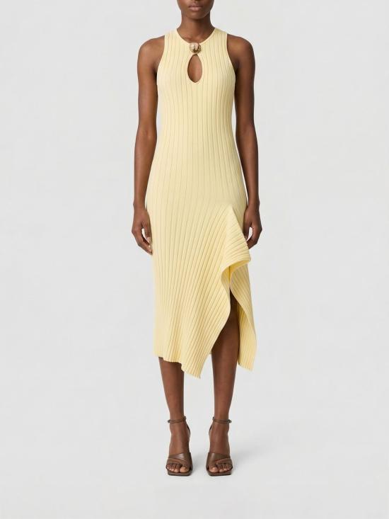 26SS 스텔라 맥카트니 롱 원피스 6K11673S2594 7021 Yellow