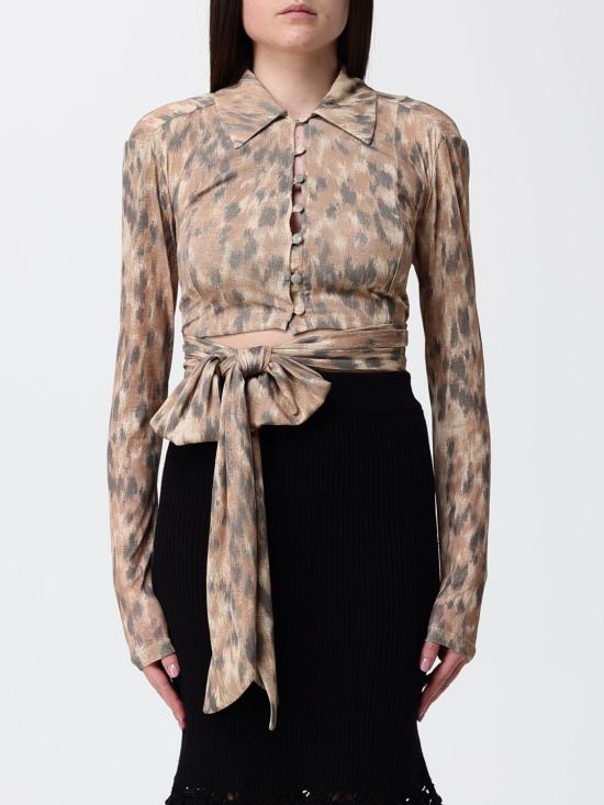 26SS 가니 블라우스 A1040356 ZZT Beige