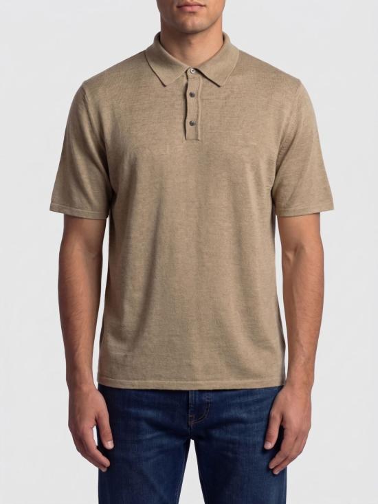 26SS 로베르토 콜리나 폴로 티셔츠 261MYA20024 KHAKI Brown