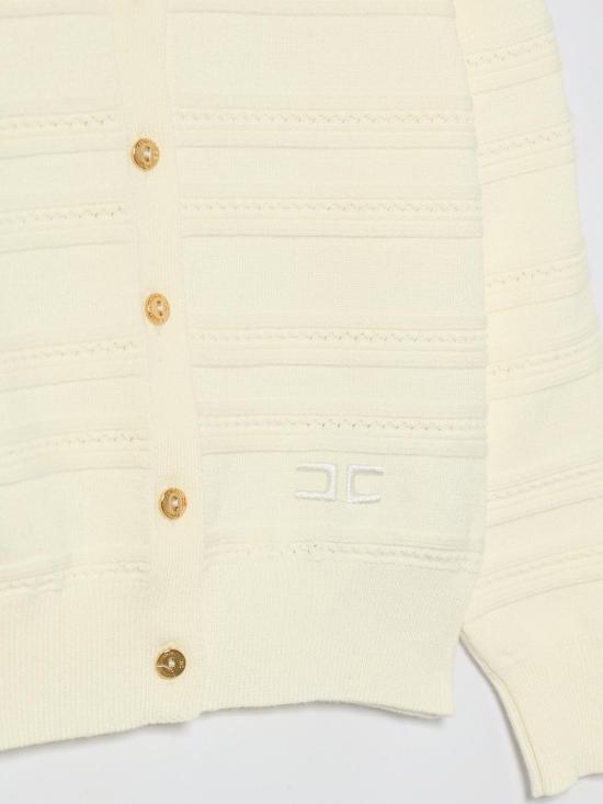 26SS [키즈] 엘리자베타프랜치 풀오버 EGMA051FL060 0004 Ivory - ELISABETTA FRANCHI