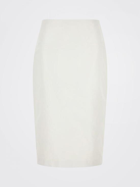 26SS 질샌더 미디 스커트 J03MA0302J70221 100 White - JIL SANDER