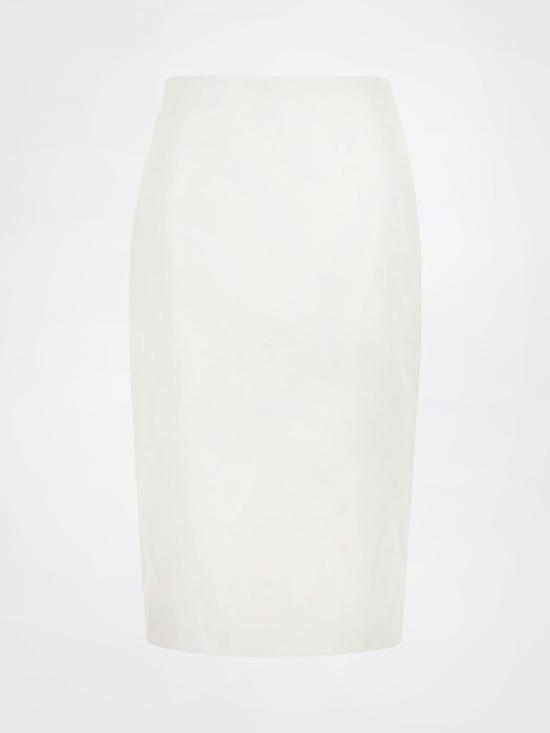 26SS 질샌더 미디 스커트 J03MA0302J70221 100 White - JIL SANDER