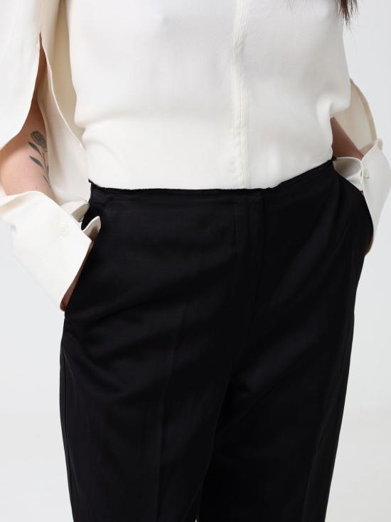 26SS 토템 스트레이트 팬츠 262WRB0358FB0623 001 Black - TOTEME