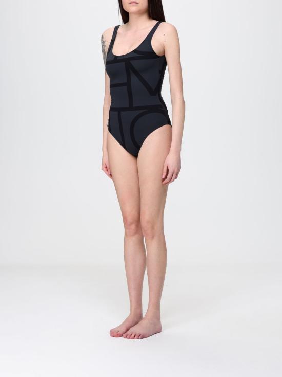 26SS 토템 모노그램 원피스 수영복 213842795 925 Black - TOTEME
