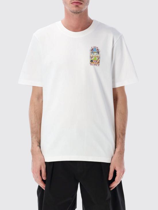 26SS 카사블랑카 반팔 티셔츠 MSS26JTS001 15 White