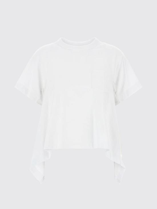 26SS 사카이 반팔 티셔츠 2608404 101 White - SACAI