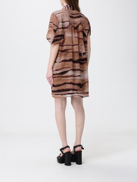 26SS 엘리자베타프랜치 롱 원피스 AB95962E2 470 Camel - ELISABETTA FRANCHI