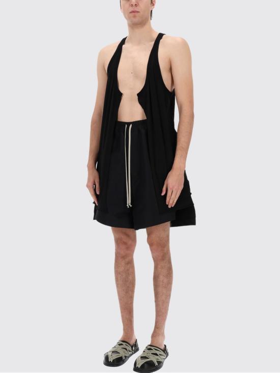 26SS 릭 오웬스 반팔 티셔츠 RR01F2102BH 09 Black - RICK OWENS