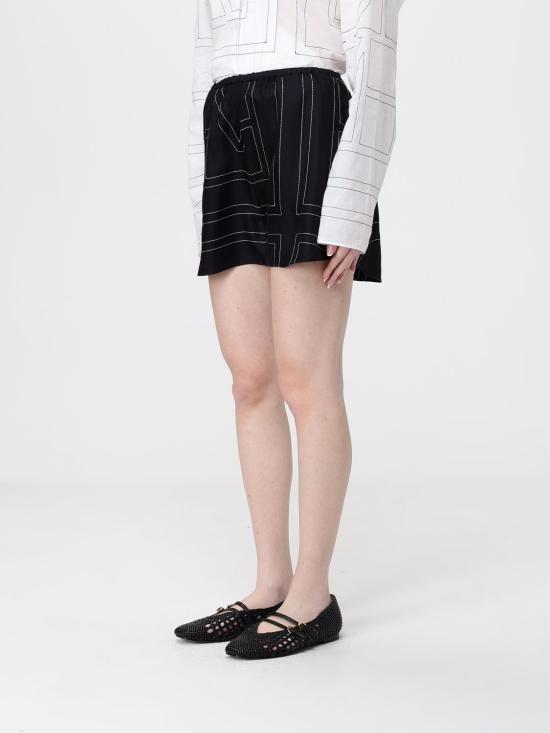 26SS 토템 숏팬츠 223226707 925 Black - TOTEME