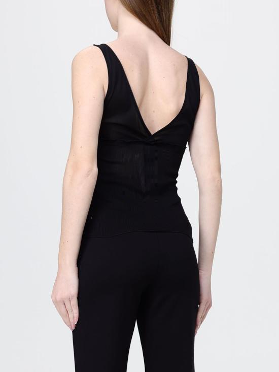 26SS 생로랑 민소매 티셔츠 867257Y37SM 1000 Black - SAINT LAURENT