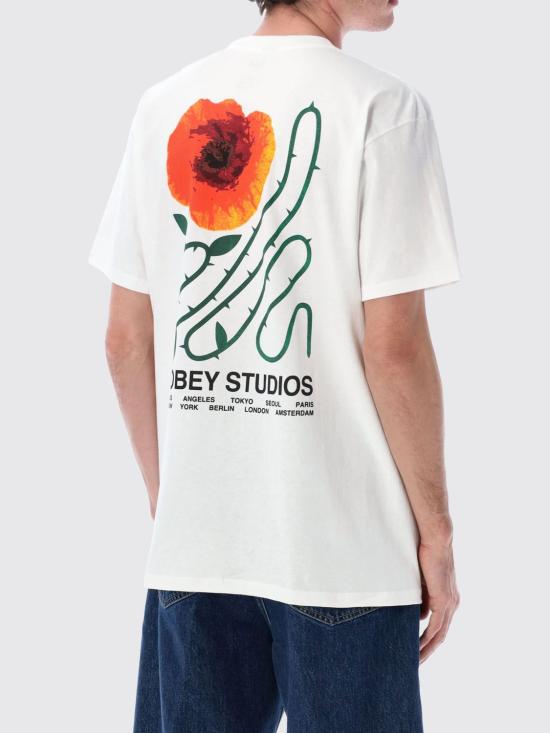 26SS 오베이 반팔 티셔츠 165264343 White - OBEY