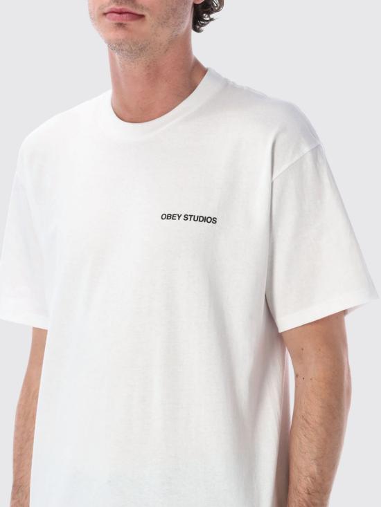 26SS 오베이 반팔 티셔츠 165264343 White - OBEY