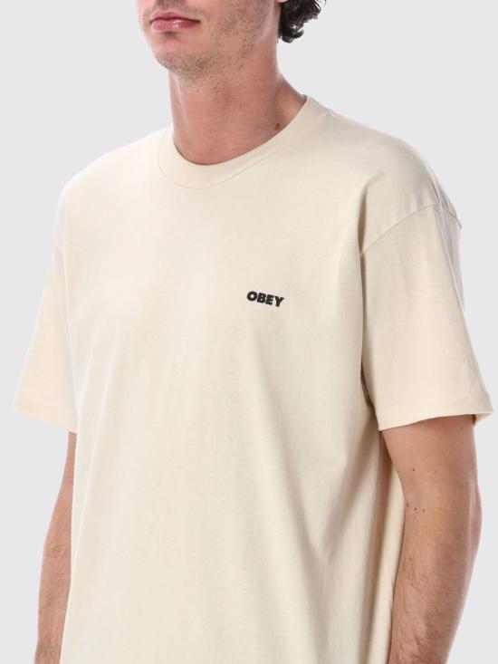 26SS 오베이 반팔 티셔츠 165264330 CREAM White - OBEY