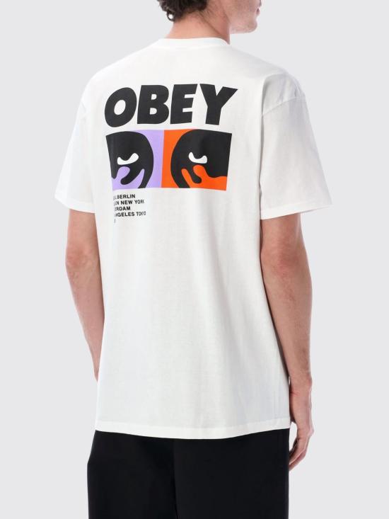 26SS 오베이 반팔 티셔츠 165264344 White - OBEY