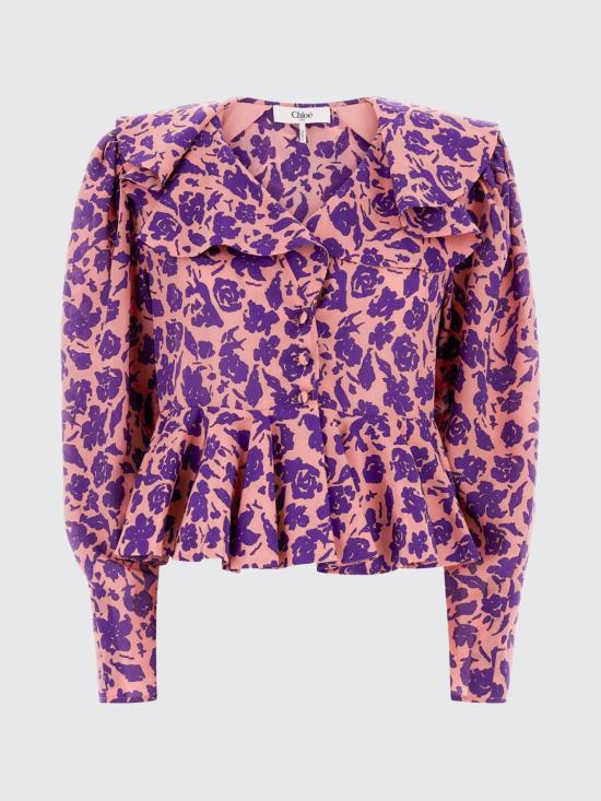 26SS 끌로에 블라우스 CH26SHT12307 9Q5 Pink - CHLOE