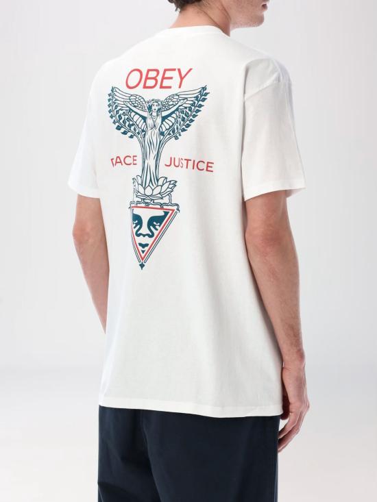 26SS 오베이 반팔 티셔츠 165264299 White - OBEY