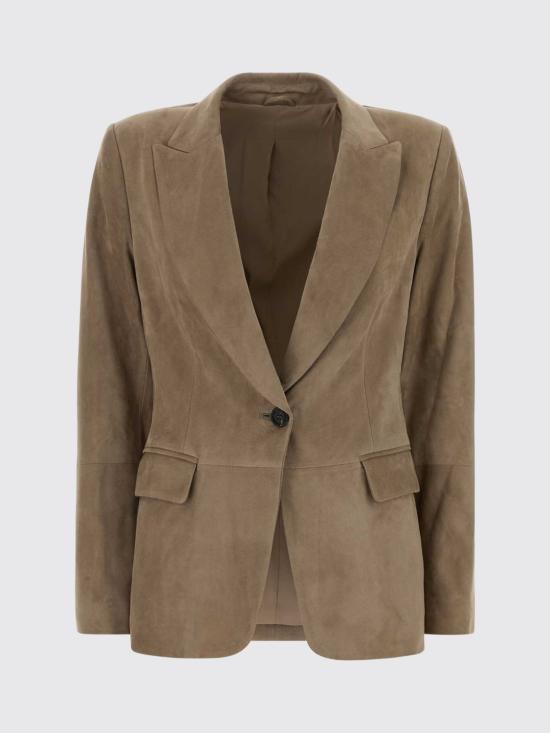 26SS 브루넬로 쿠치넬리 자켓 MPCLF208X C4191 Brown - BRUNELLO CUCINELLI