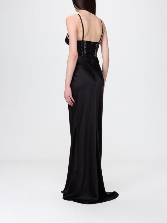 26SS 엘리자베타프랜치 롱 원피스 ABR5362E2 110 Black - ELISABETTA FRANCHI