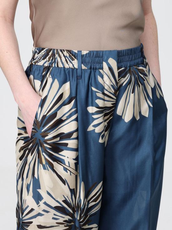 26SS 브루넬로 쿠치넬리 팔라초 팬츠 MQ967P9229 C011 Blue - BRUNELLO CUCINELLI